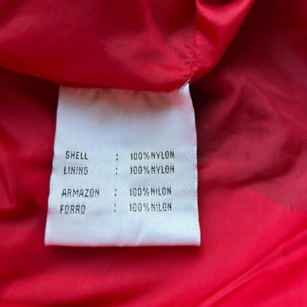 NFL Red and Black Kansas City Chiefs Windbreaker Jacket Vintage - Picture 7 of 7